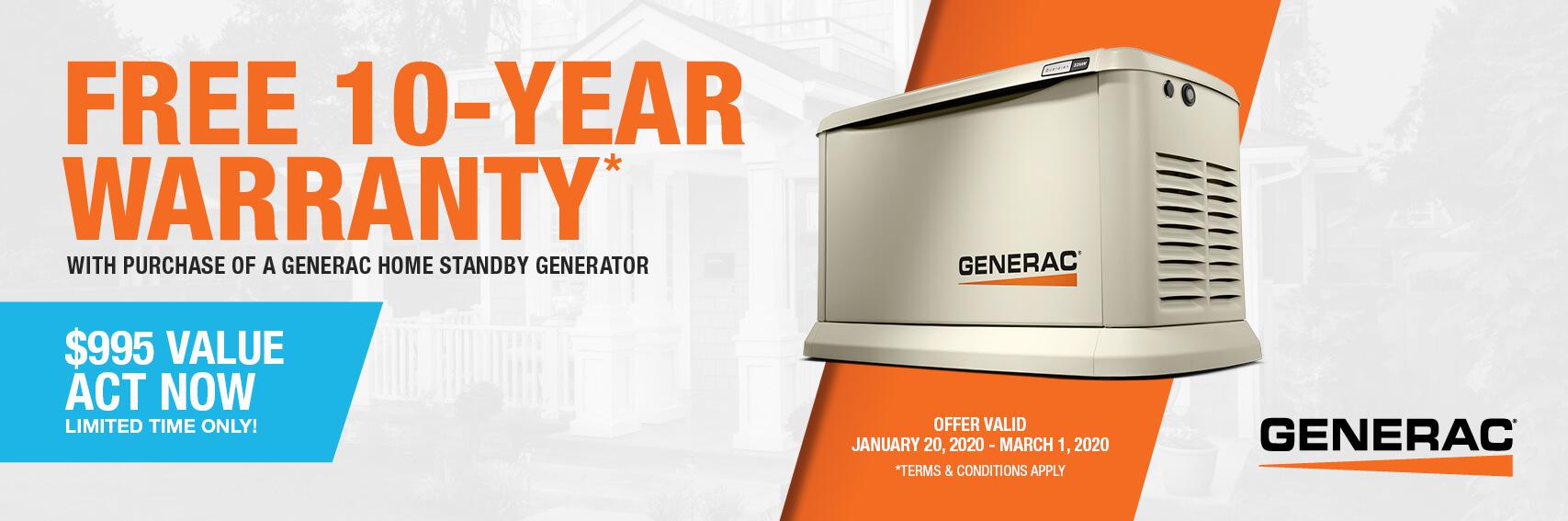 Homestandby Generator Deal | Warranty Offer | Generac Dealer | demotte, IN